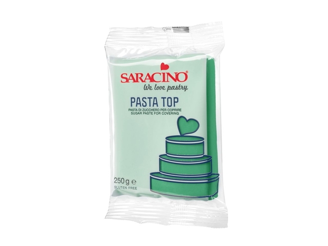 Saracino top potahovací hmota  - tmavě zelená250g 