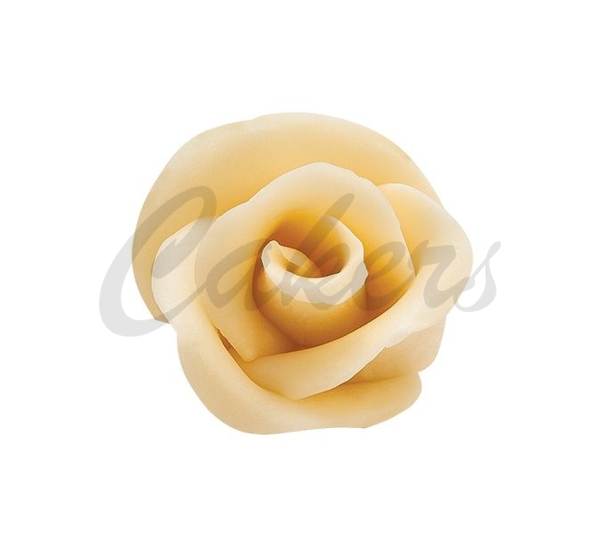 ROSES WHITE Růže – bílá čokoláda Bílá Ø40 mm, 3 ks