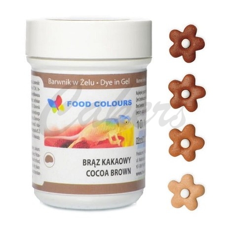 Gelová barva Food Colours (Cocoa Brown) tělová 35g