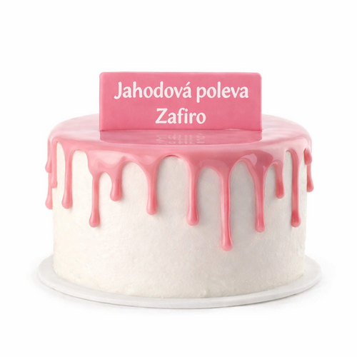 Jahodová poleva Zafiro 500g
