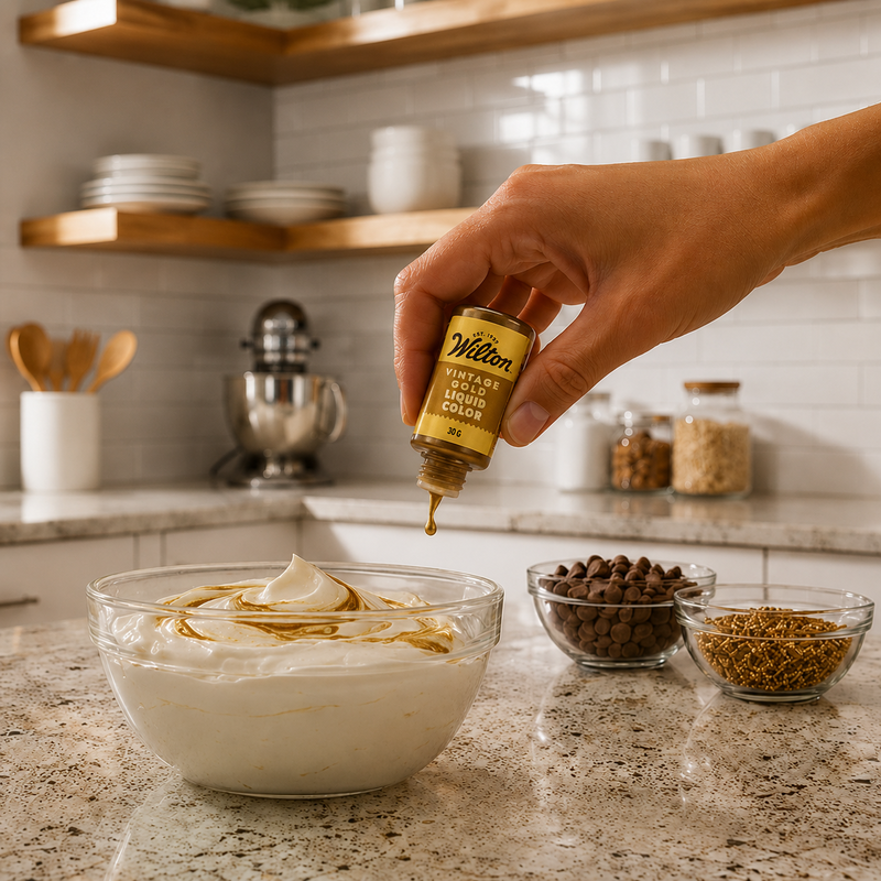 Wilton tekutá barva Vintage Gold 30g