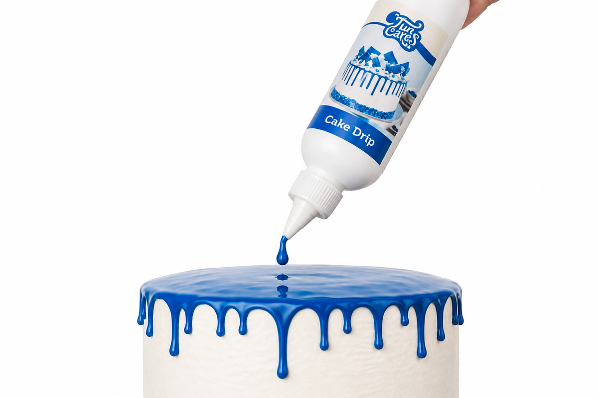 Stékající poleva DRIP TMAVÁ MODRÁ 180g
