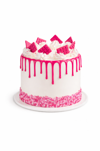 Stékající poleva DRIP SYTÉ RŮŽOVÁ 180g