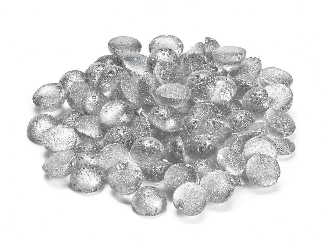 Isomalt Drops Stříbrný - SILVER 150g ( do mikrovlnky) - kopie