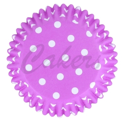 PME košíčky fialové s puntíky  (30ks)