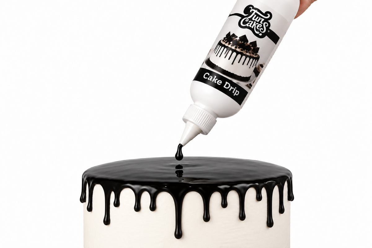 Stékající poleva DRIP ČERNÁ 180g