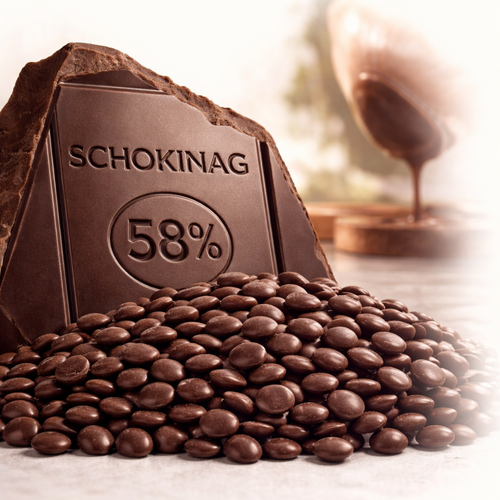 Schokinag Pravá hořká čokoláda 58% (250 g)