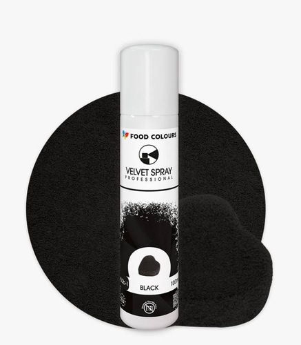 Food Colours sametový sprej Black (100 ml)