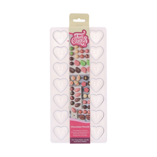 Forma na čokoládu FunCakes ve tvaru srdce