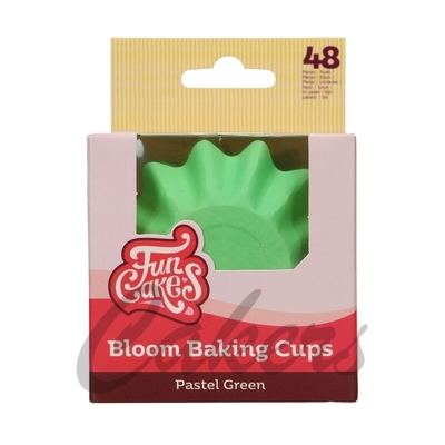 FunCakes košíčky Bloom - pastelově zelené (48ks)