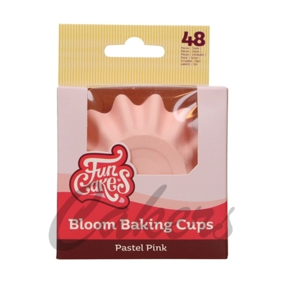 FunCakes košíčky Bloom - pastelově růžové (48ks)