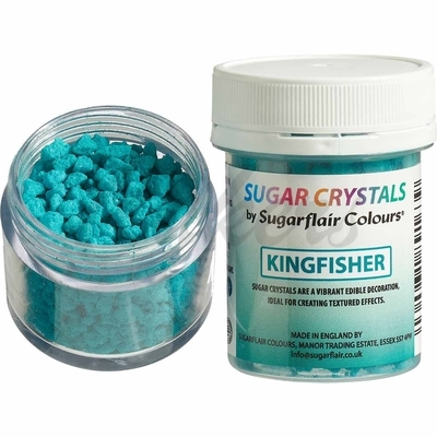 Sugarflair Sugar Crystals Kingfisher 40 g