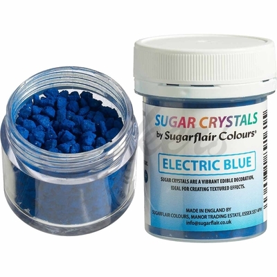  Sugarflair Sugar Crystals Electric Blue 40 g