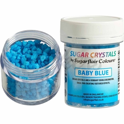 Sugarflair Sugar Crystals Baby Blue 40 g