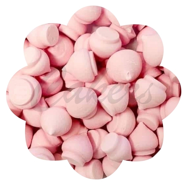Cukrové pusinky Meringhe 14 mm růžové, 150 g
