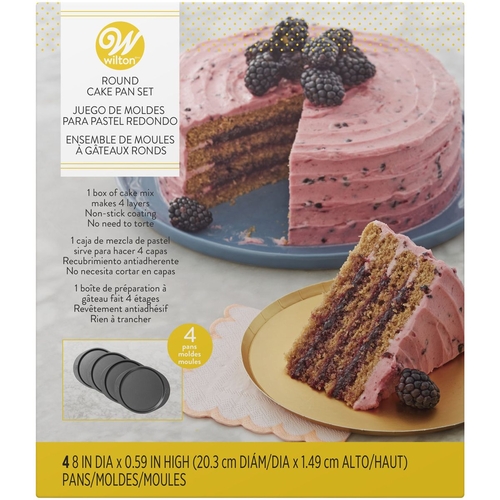 Wilton dortová forma Easy Layers - 20 cm - sada/4 