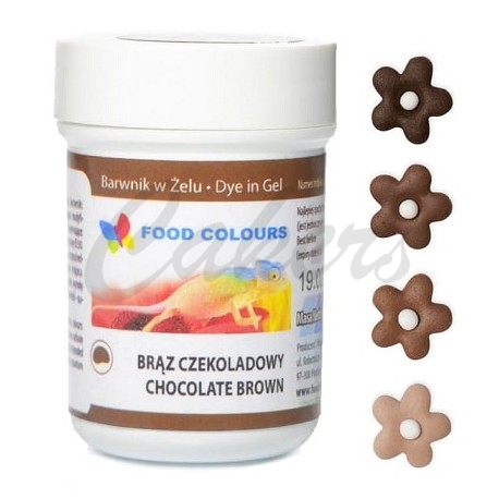 Gelová barva Food Colours (Chocolate Brown) čokoládová 35 g